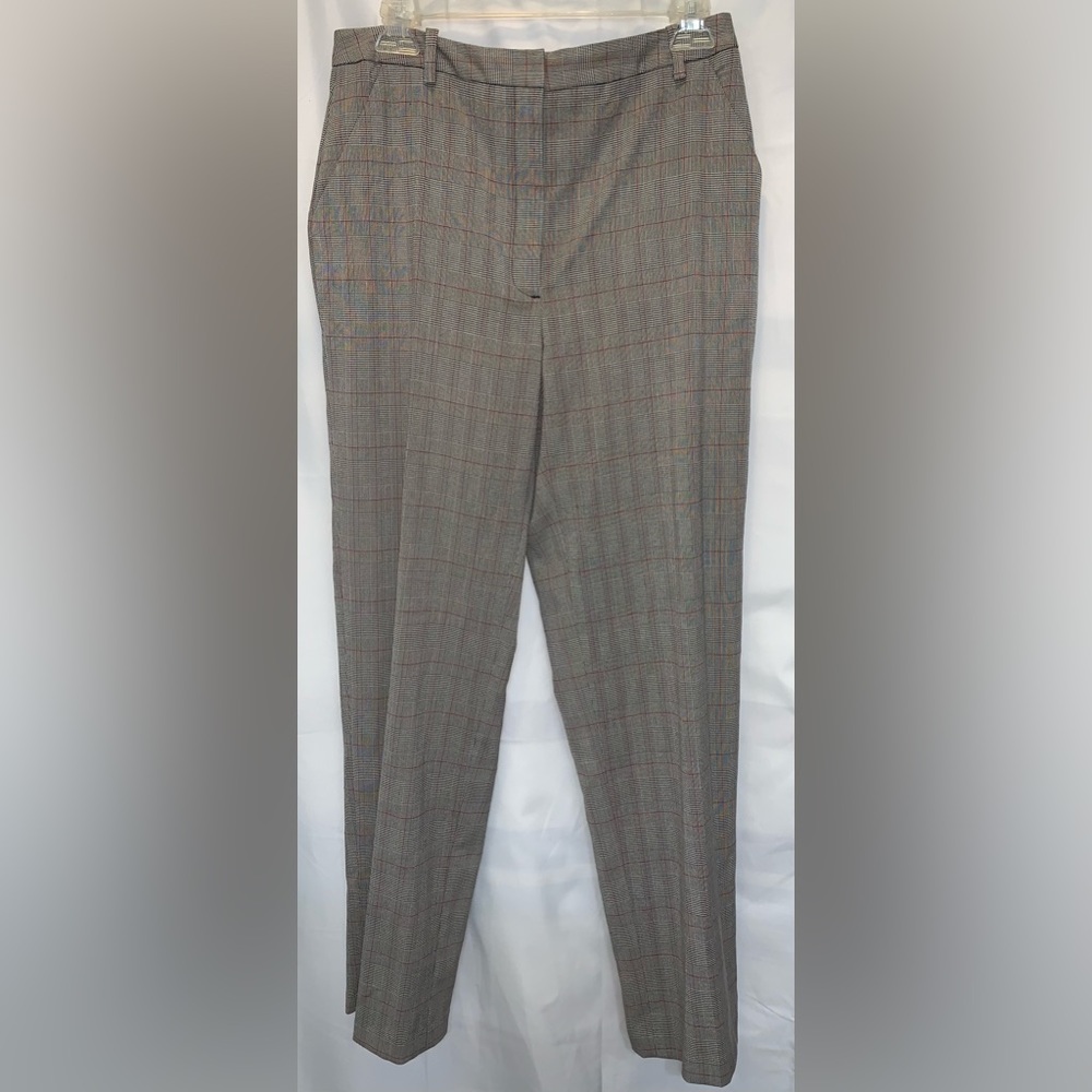 NWT Marisa Christina Women’s Gray & Red Casual Work Dress Pants Slacks